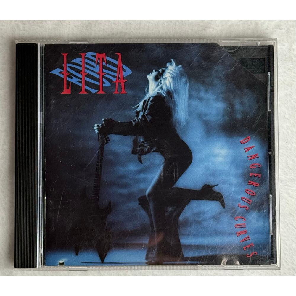Lita Ford – Dangerous Curves CD (1991 RCA) Hard Rock Hair Metal Album